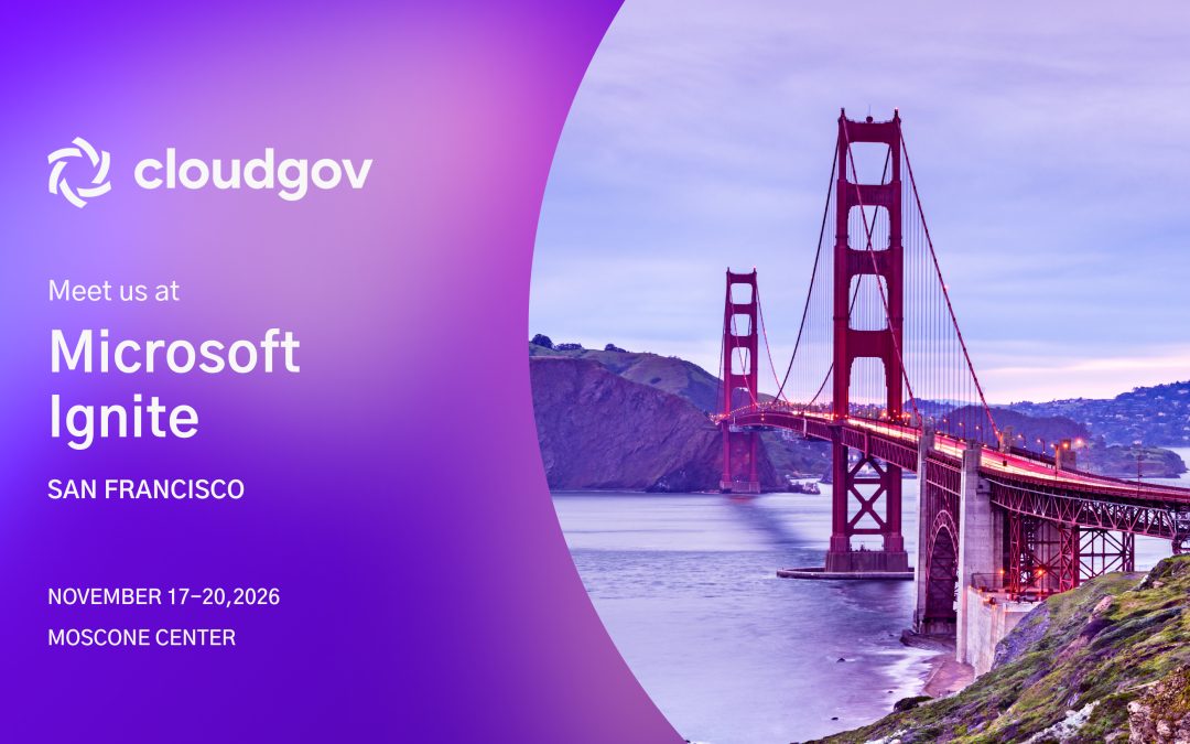 Cloudgov is going to Microsoft Ignite 2026